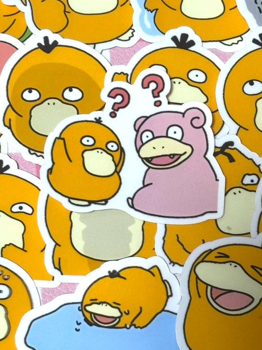 Pokemon 5, 24 pcs, Psyduck, stickers