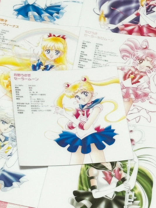 Sailor Moon 3, 11 pcs, stickers