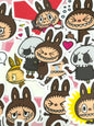 THE MONSTERS  stickers Kawaii LABUBU