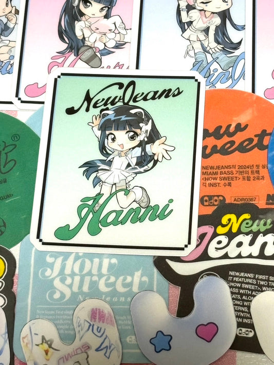 NewJeans 5,  19 pcs, NJ, NJZ, K-pop, Get up, stickers