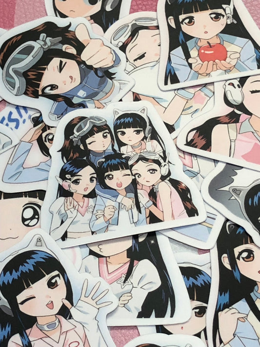 NewJeans 3,  24 pcs, NJ, NJZ, K-pop, Get up, stickers