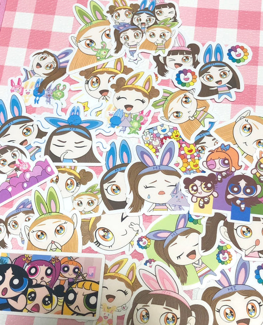 NewJeans 2,  26 pcs, NJ, NJZ, K-pop, MURAKAMI, stickers