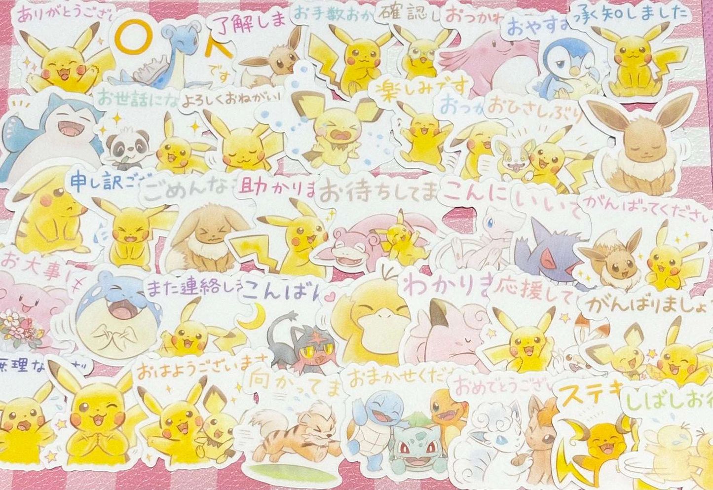 Pokemon 3,  40 pcs, stickers