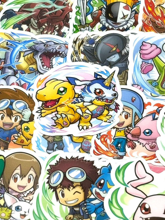 Digimon 1,  22 pcs, stickers
