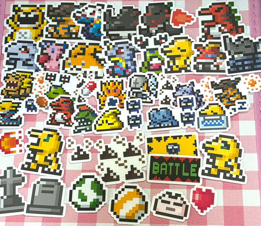 Digimon 2,  40 pcs, stickers