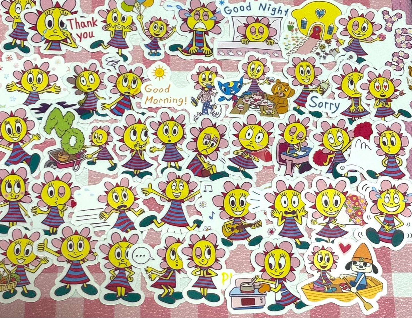 Parappa 3, 40 pcs, stickers, Sunny Funny