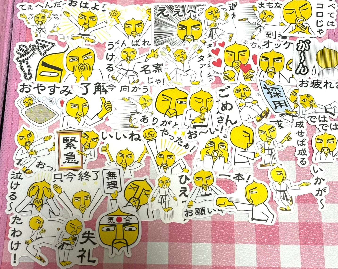 Parappa 4, 40 pcs, stickers, Master Onion