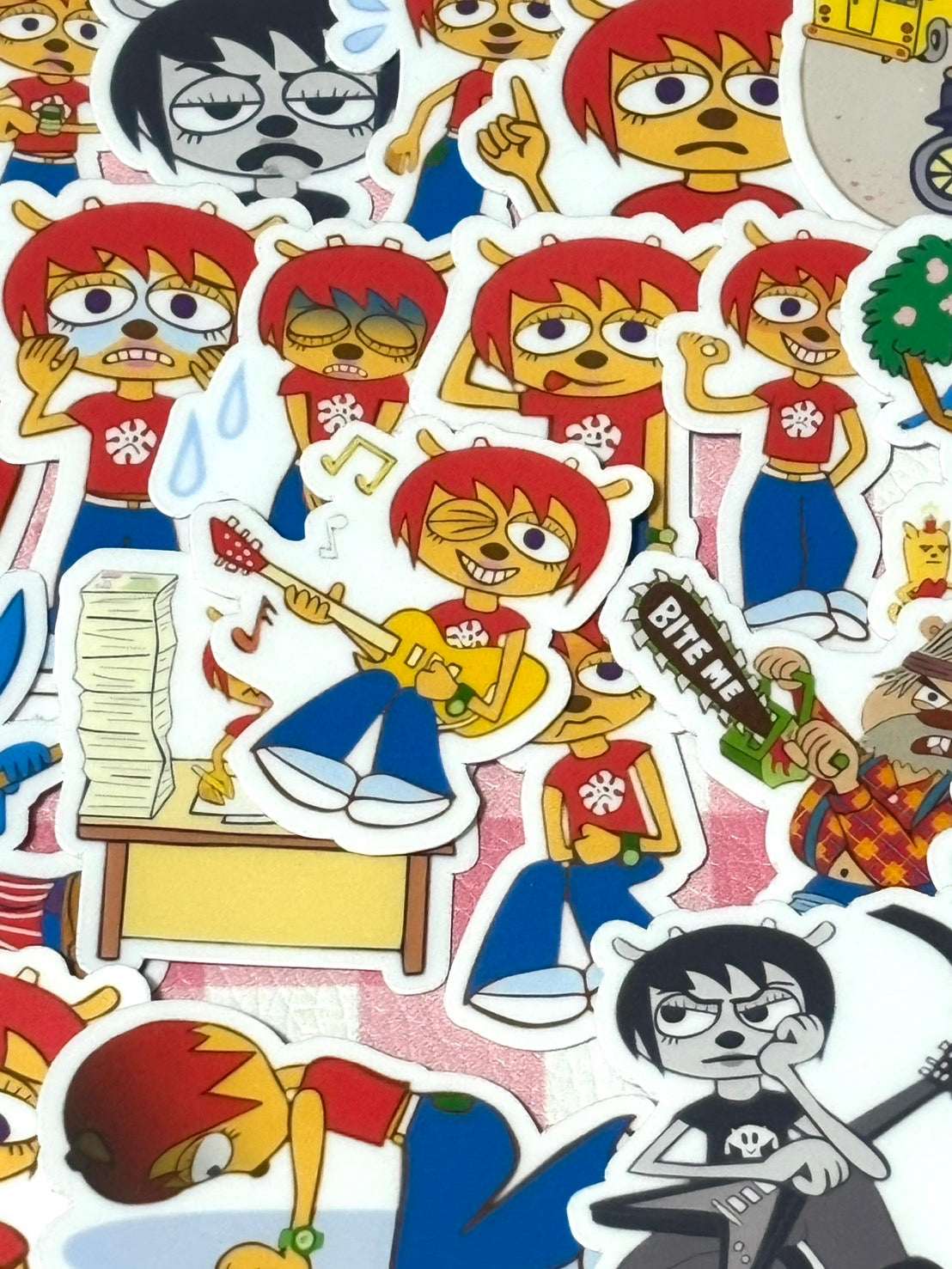 Parappa 5, 40 pcs, stickers, Um Jammer Lammy