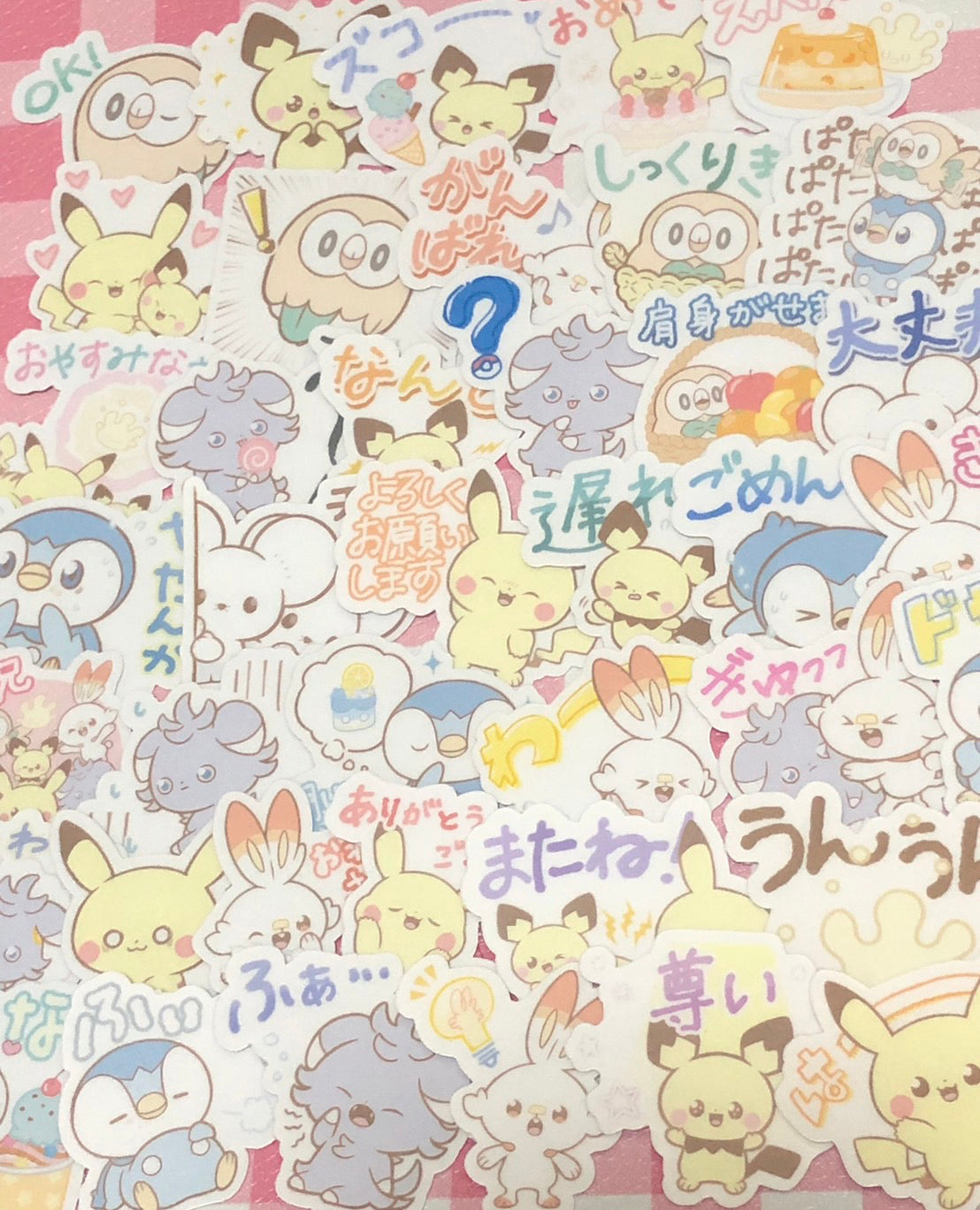 Pokemon 1,  40 pcs, Pokepeace, stickers