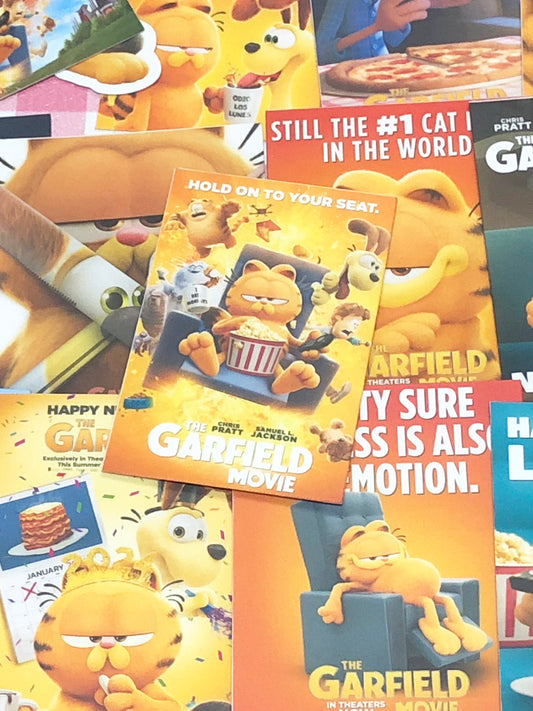 Garfield 2, 14 pcs, stickers, Cat