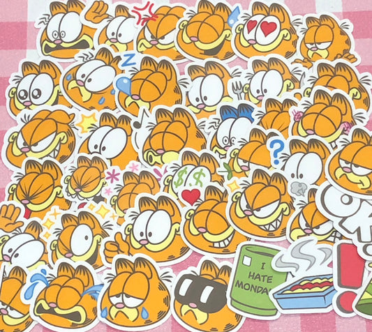 Garfield 1, 40 pcs, stickers, Cat