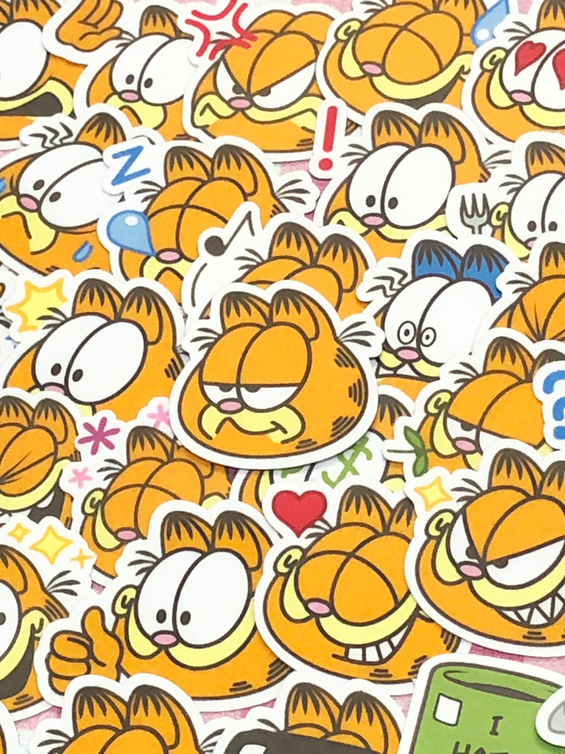 Garfield 1, 40 pcs, stickers, Cat