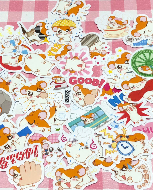 Hamtaro 1,  40 pcs,  stickers