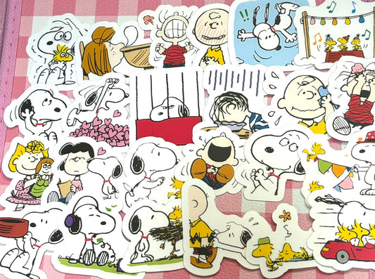Snoopy 8,  24 pcs,  stickers