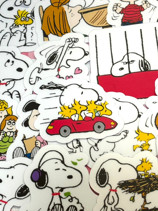 Snoopy 8,  24 pcs,  stickers