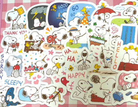 Snoopy 7,  24 pcs,  stickers