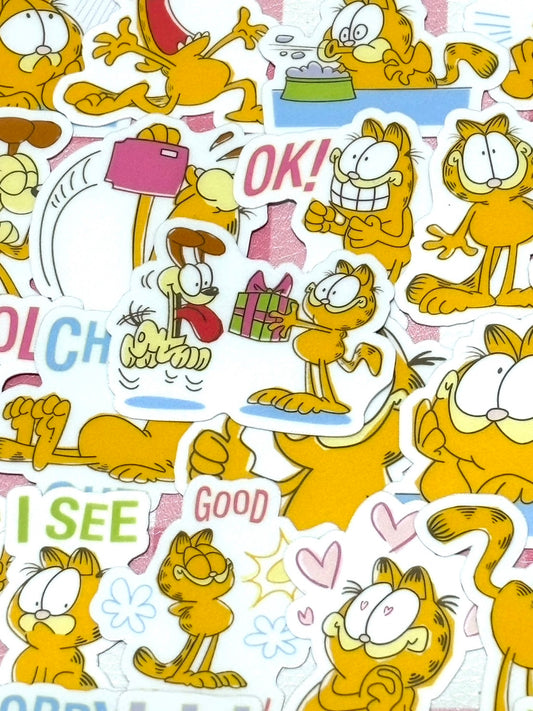 Garfield 4, 40 pcs, stickers, Cat