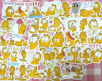 Garfield 4, 40 pcs, stickers, Cat
