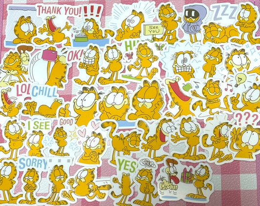 Garfield 4, 40 pcs, stickers, Cat