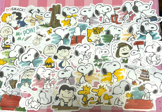Snoopy 10,  40 pcs,  stickers
