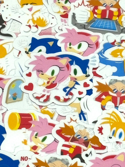 Sonic 1, 40 pcs, Stickers