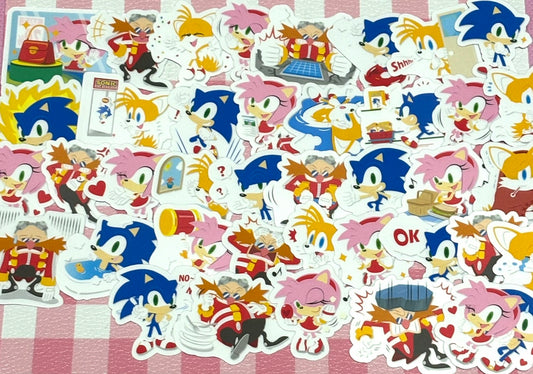 Sonic 1, 40 pcs, Stickers