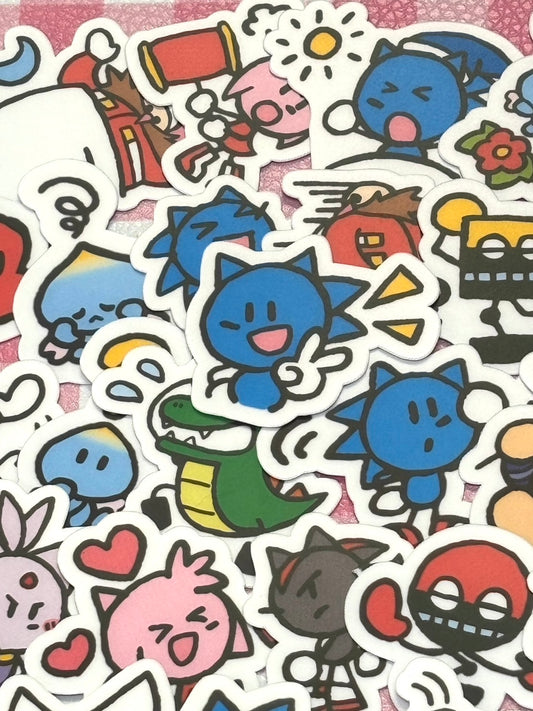 Sonic 3, 40 pcs, Stickers