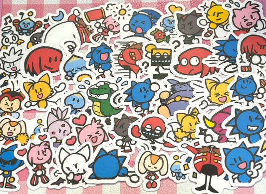 Sonic 3, 40 pcs, Stickers