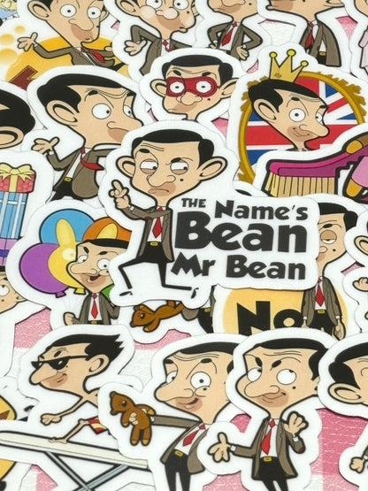 Mr. Bean,  40 pcs,  Rowan Atkinson, stickers