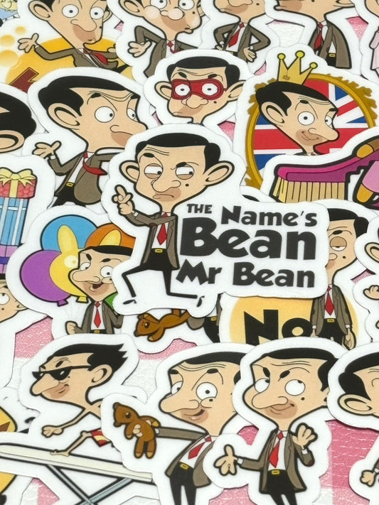 Mr. Bean,  40 pcs,  Rowan Atkinson, stickers