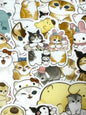 mofusand 2, 40 pcs, stickers, SANRIO, Cats