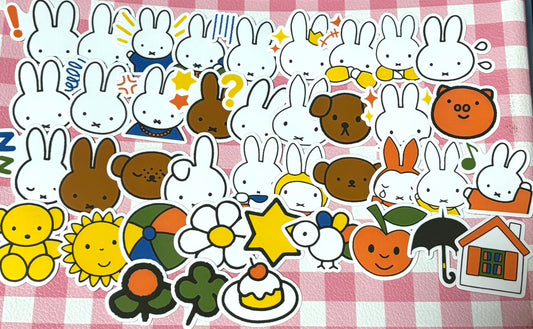 Miffy 1,  40 pcs,  stickers