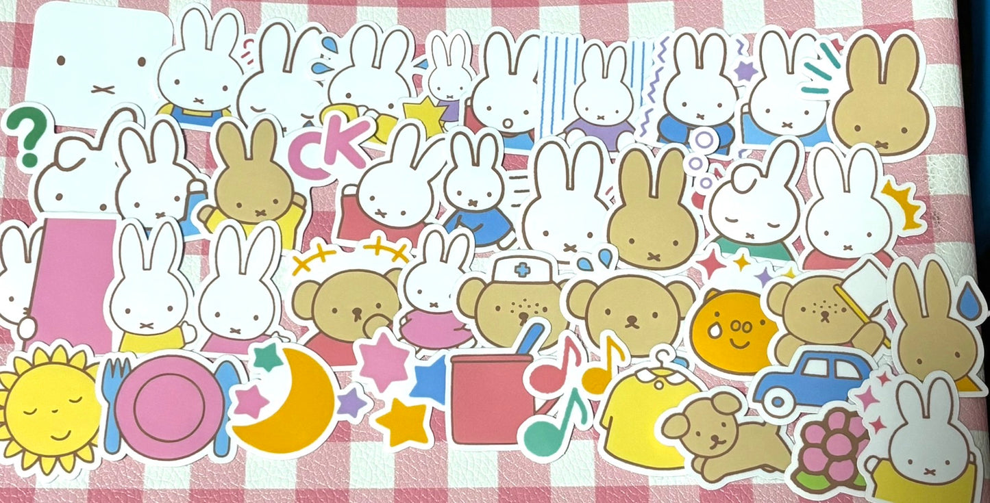 Miffy 2,  40 pcs,  stickers