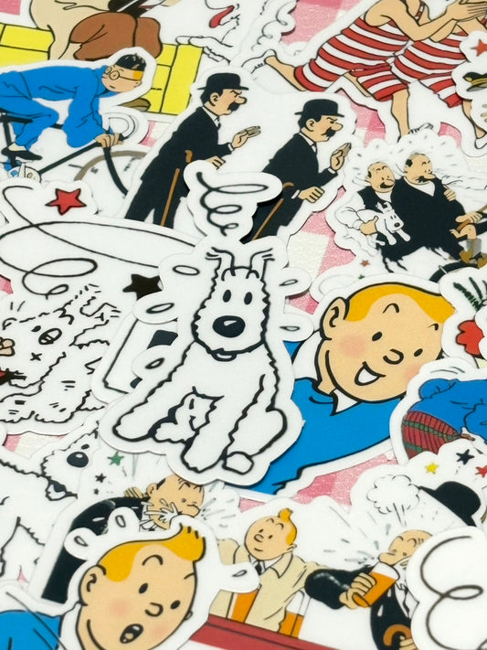 TINTIN stickers snowy Kawaii