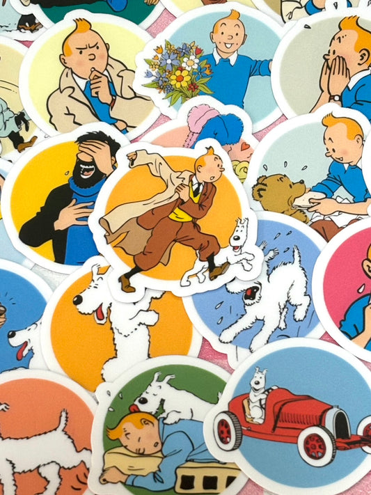 TINTIN stickers snowy Kawaii