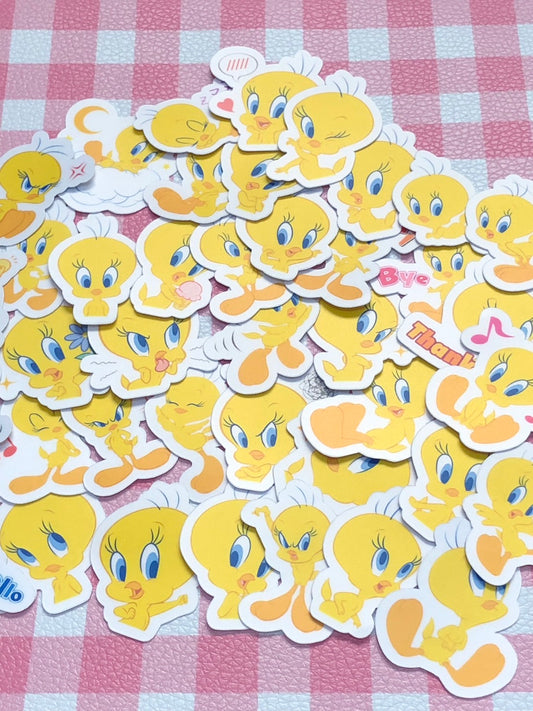 Tweety 1,  40 pcs, Warner Bros, Looney Tunes, stickers