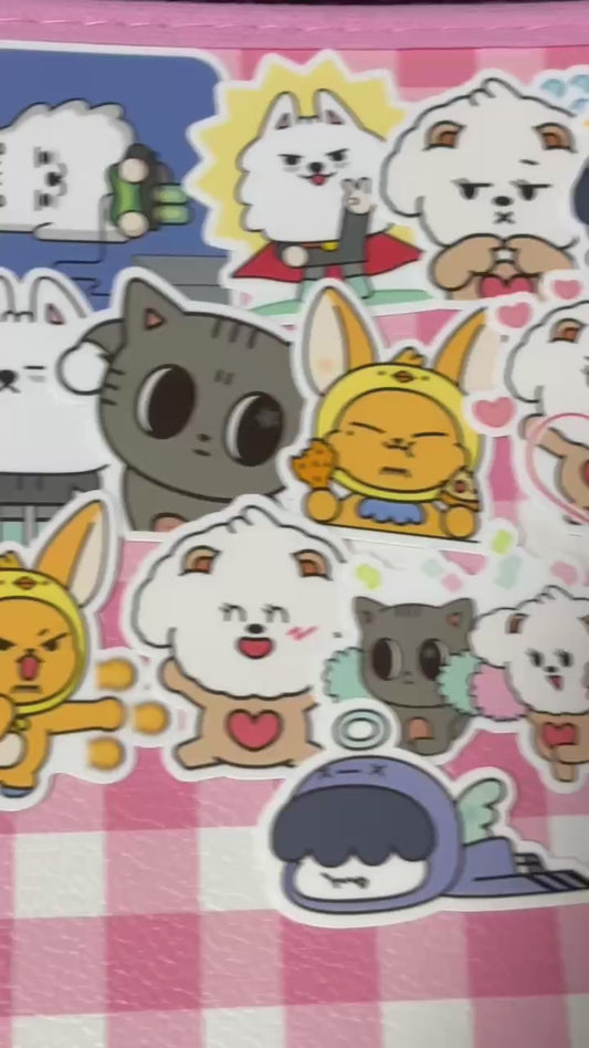TXT,  24 pcs, TOMORROW X TOGETHER, PPULBATU, K-pop, stickers