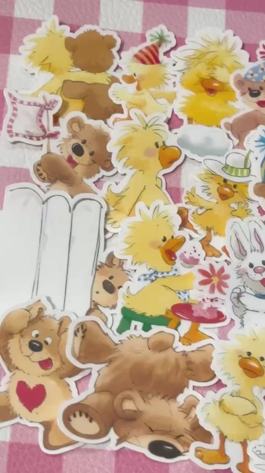 Suzy's Zoo 2,  40 pcs, stickers