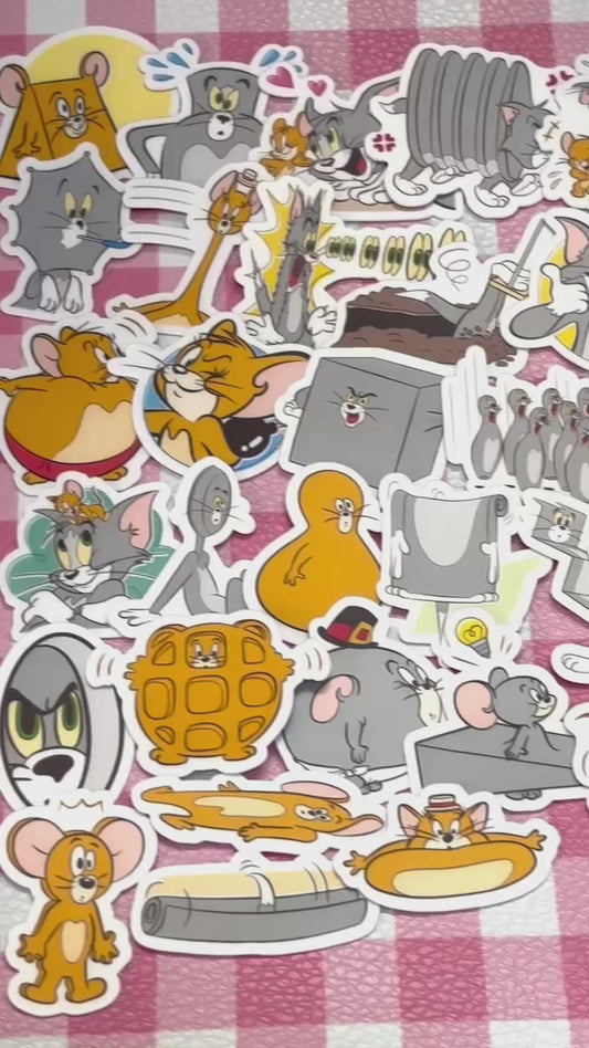 Tom and Jerry 1,  40 pcs, Warner Bros, stickers