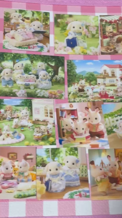 Calico Critters 9,  20 pcs, Sylvanian Families, Japanese Toys, stickers
