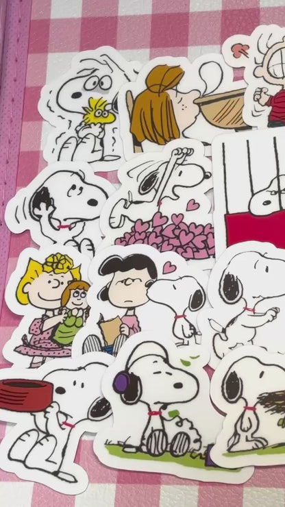 Snoopy 8,  24 pcs,  stickers
