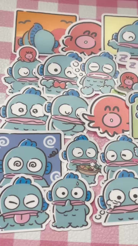 Hangyodon 5, 40 pcs, SANRIO, stickers