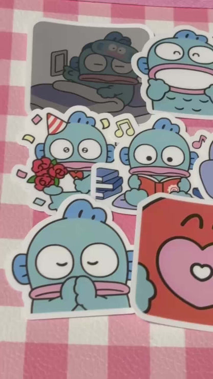 Hangyodon 8, 24 pcs, SANRIO, stickers