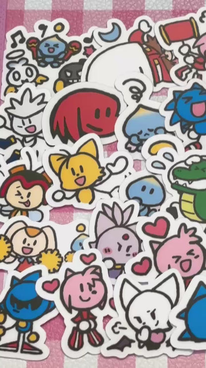 Sonic 3, 40 pcs, Stickers