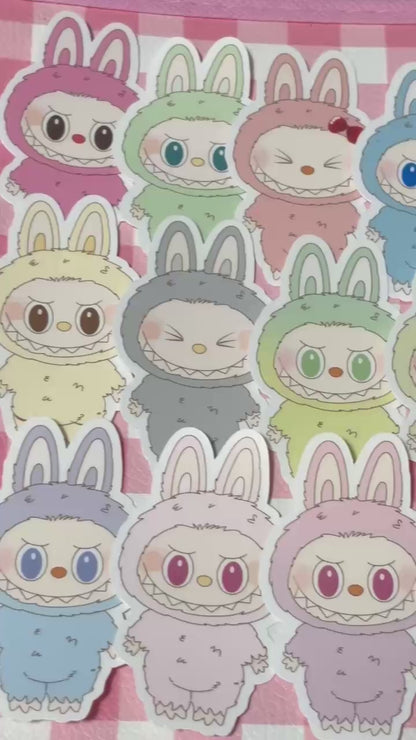 LABUBU 2,  18 pcs, The Monsters, POPMART, stickers
