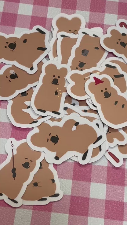 Quokka 1, 24 pcs, Dinotaeng, stickers