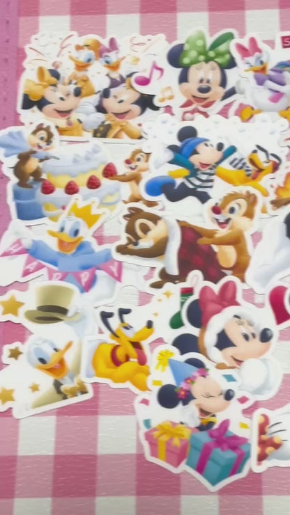 Mickey & Friends 2,  24 pcs, Disney, Christmas, stickers