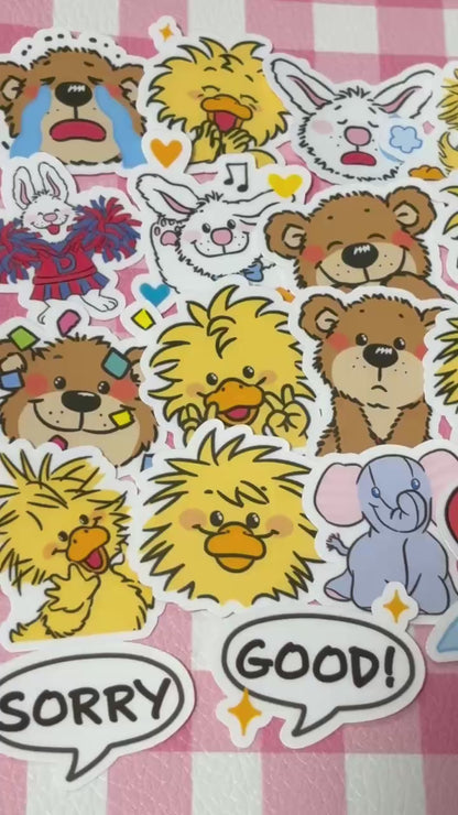 Suzy's Zoo 5,  40 pcs, stickers