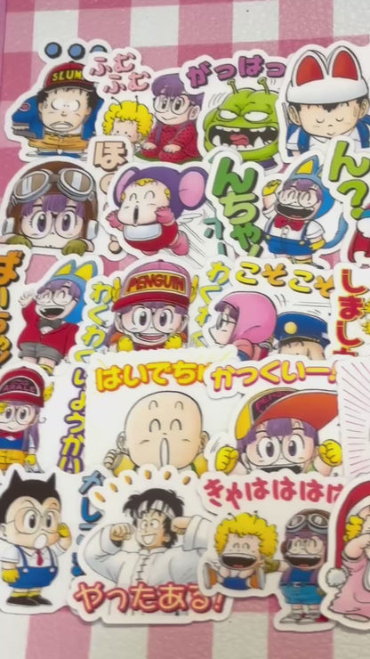 Dr. Slump 5, 40 pcs, Arale, Akira Toriyama, stickers