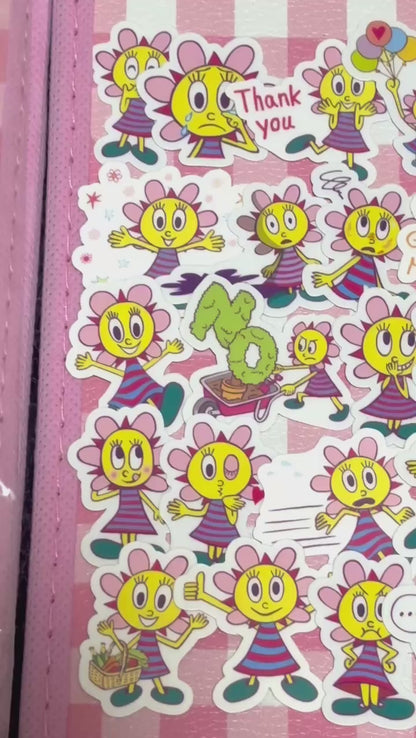 Parappa 3, 40 pcs, stickers, Sunny Funny